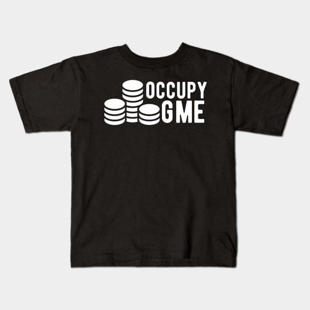 Occupy GME (GameStop) Kids T-Shirt by blueduckstuff